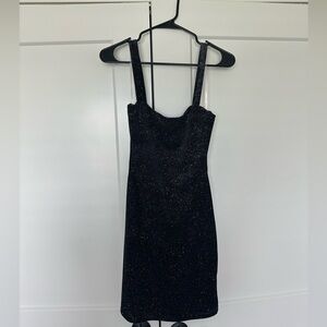 Windsor Mini Black Sparkly Dress